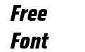 Saira Condensed Extra Bold Italic