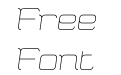 Abia 4F Wide Thin Italic Abia 4F Wide Thin Italic
