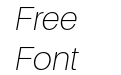 Agape Thin Italic Agape Thin Italic