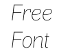 Air Thin Italic Air Thin Italic