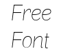 Air Thin Italic Air Thin Italic