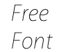 Anago Thin Italic Anago Thin Italic