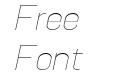 Anikka Sans Extra Light Italic Anikka Sans Extra Light Italic
