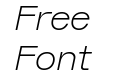 Aron Light Italic Aron Light Italic