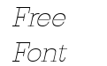 Astrid Becker Xlight Italic Astrid Becker Xlight Italic