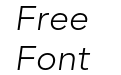 BR Firma Light Italic BR Firma Light Italic