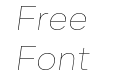BR Firma Thin Italic