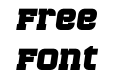 Bladi One Slab 4F Heavy Italic Bladi One Slab 4F Heavy Italic