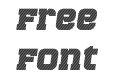 Bladi One Slab Stripe 4F Heavy Italic Bladi One Slab Stripe 4F Heavy Italic