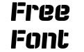 Bladi Two Stencil 4F Bold Italic Bladi Two Stencil 4F Bold Italic