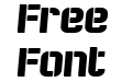 Bladi Two Stencil 4F Bold Italic Bladi Two Stencil 4F Bold Italic
