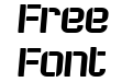 Bladi Two Stencil 4F Italic Bladi Two Stencil 4F Italic