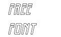 Bothweld Outline Italic Bothweld Outline Italic