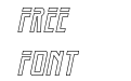 Bothweld Outline Italic Bothweld Outline Italic