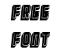 Broadway Flat 3D Filled Italic Broadway Flat 3D Filled Italic