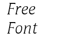 Campan Extra Light Italic Campan Extra Light Italic