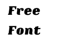 Clarenta 4F Black Italic Clarenta 4F Black Italic