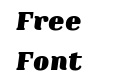Clarenta 4F Black Italic Clarenta 4F Black Italic