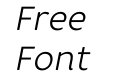 Core Rhino35 Light Italic Core Rhino35 Light Italic