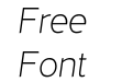 D Hanna Extra Light Italic D Hanna Extra Light Italic