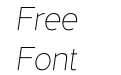 D Hanna Thin Italic D Hanna Thin Italic