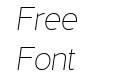 D Hanna Thin Italic