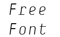 Decima Mono Pro Lt Italic Decima Mono Pro Lt Italic