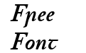 Junius Bold Italic