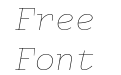 DraftingMono-ThinItalic DraftingMono-ThinItalic