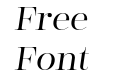 Encorpada Classic Light Italic Encorpada Classic Light Italic