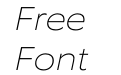 Equip Extended Thin Italic Equip Extended Thin Italic