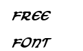 Erin Go Bragh Condensed Italic Erin Go Bragh Condensed Italic