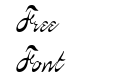 FZ SCRIPT 21 ITALIC FZ SCRIPT 21 ITALIC