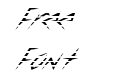 FZ UNIQUE 17 STRIPED ITALIC FZ UNIQUE 17 STRIPED ITALIC