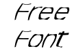 FZ WARPED 3 ITALIC FZ WARPED 3 ITALIC