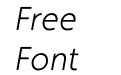 Faricy New Light Italic Faricy New Light Italic