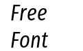 Fira Sans Compressed Book Italic Fira Sans Compressed Book Italic