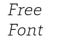Foro Rounded Extra Light Italic Foro Rounded Extra Light Italic
