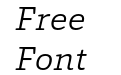 Foro Rounded Light Italic Foro Rounded Light Italic