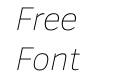 Foro Sans Thin It Foro Sans Thin It