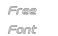 Fox on the Run Outline Italic Fox on the Run Outline Italic