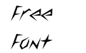 Frantic Italic Frantic Italic