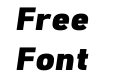 Freeroad Black Italic Freeroad Black Italic