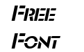 Futurist Stencil Italic Futurist Stencil Italic