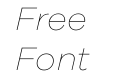 Galano Grotesque Thin Italic Galano Grotesque Thin Italic