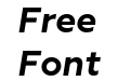 Geoform Bold Italic Geoform Bold Italic