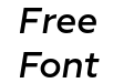 Geoform Medium Italic Geoform Medium Italic