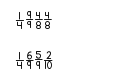 KG Traditional Fractions