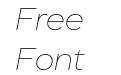 Graphie Thin Italic Graphie Thin Italic