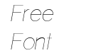 Gravity Ultra Light Italic